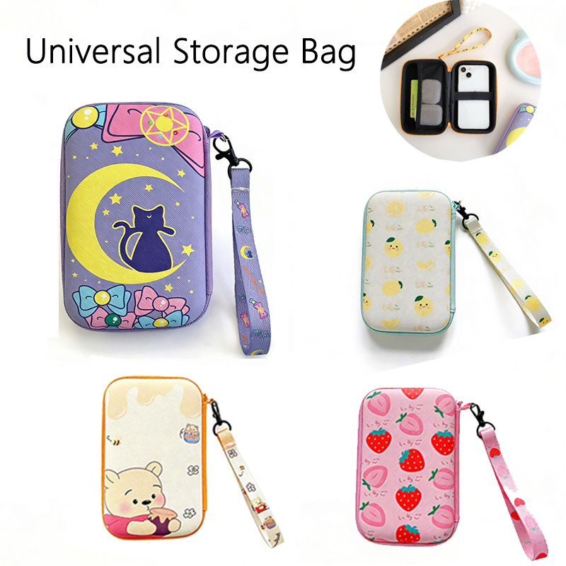 Gaming Console Driving - Universal Storage Bag for Phone Solid-state