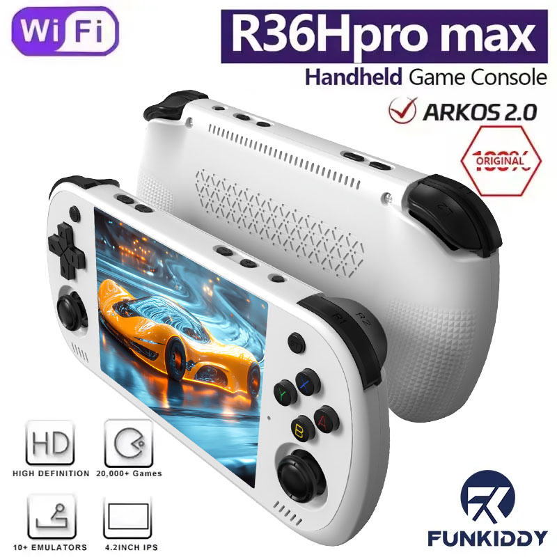 Gaming Console Gta - FUNKIDDY R36H PRO MAX Game Console
