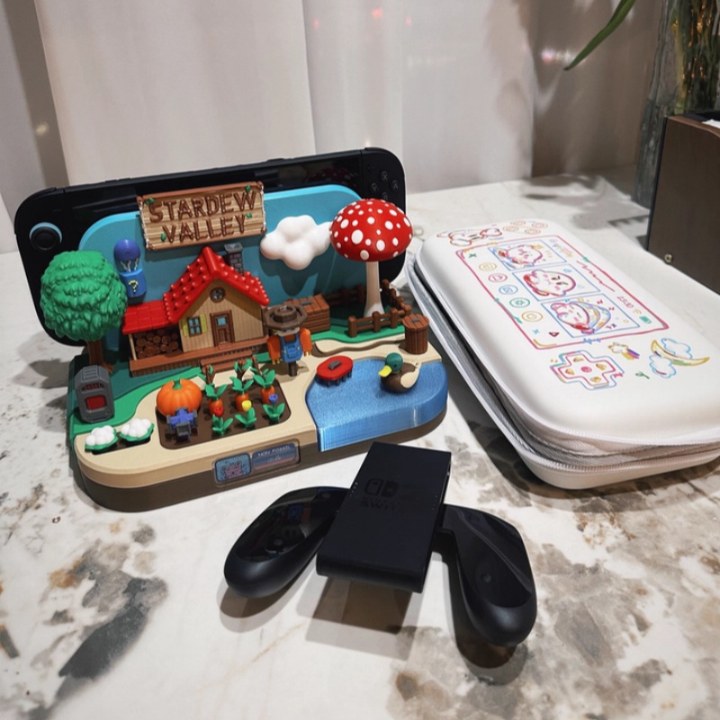 Gaming Console Holder - Switch Dock Stardew Valley Farm Theme