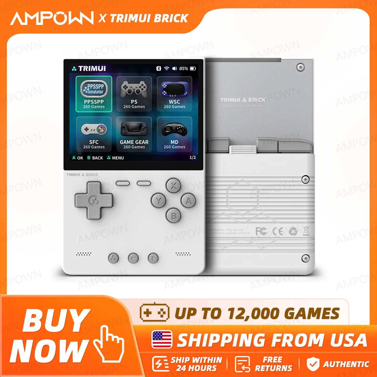 Gaming Console Chinese - TRIMUI BRICK Handheld Game Console 3.2''