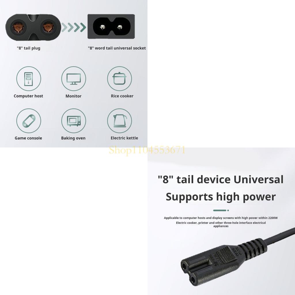 Gaming Console And Monitor - Cáp nguồn 0,75Mm 2 2Pin của