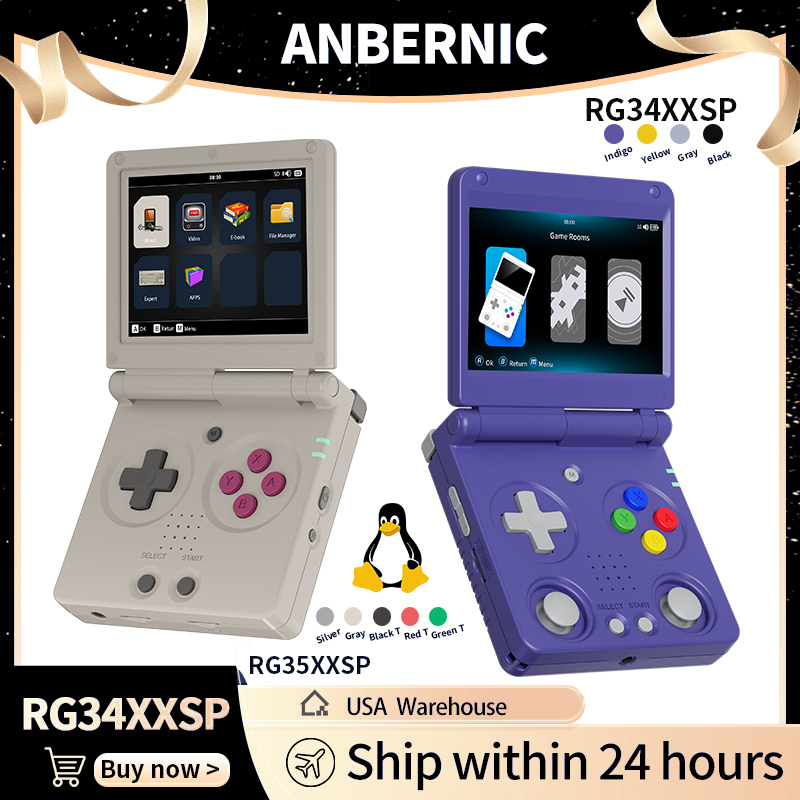 Anbernic RG34XXSP RG35XXSP Fli - đánh giá và giá Gaming Console Chinese