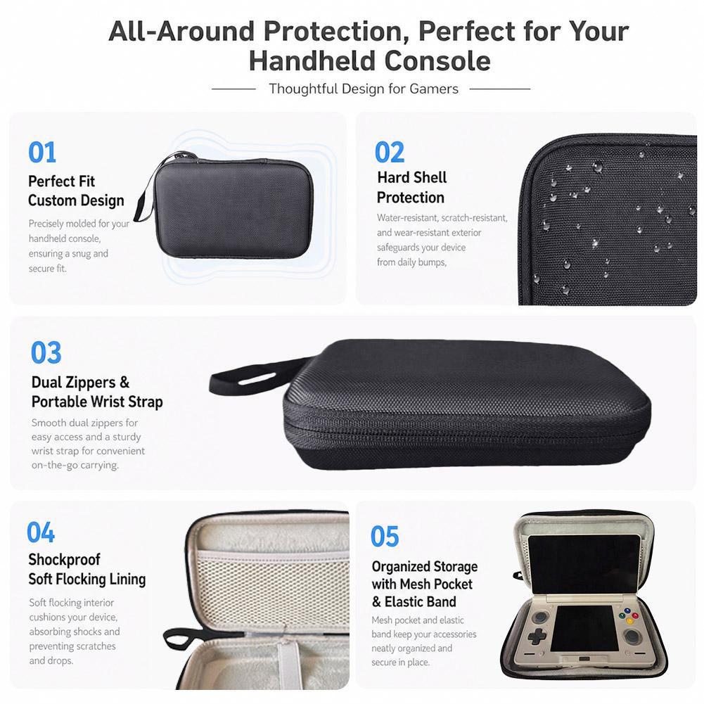 Hard Shockproof Handheld Game  - đánh giá và giá Gaming Console Organizer