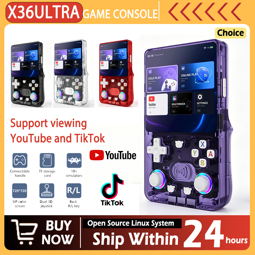 New X36 ultra retro handheld g - đánh giá và giá Gaming Console Chinese