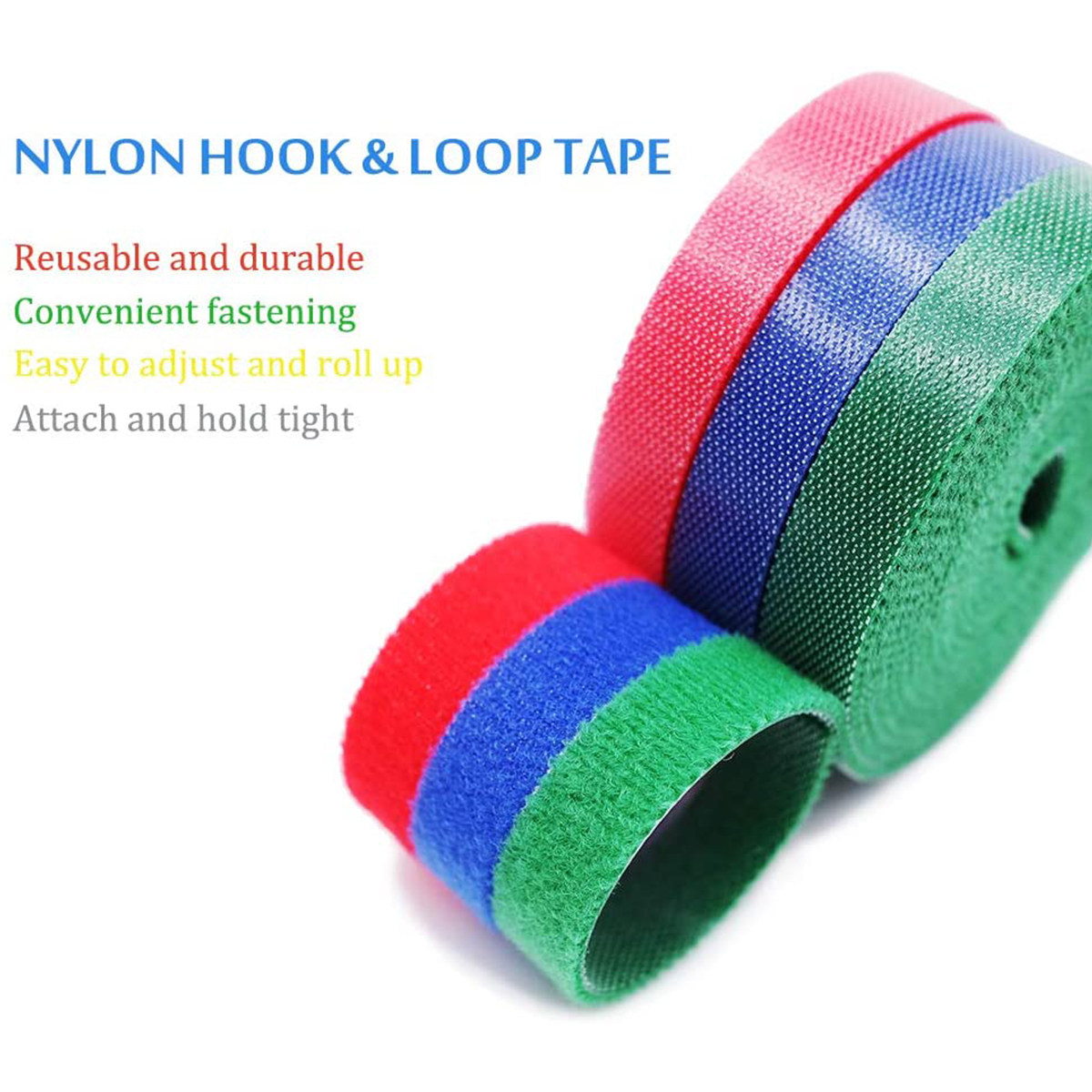 6 Rolls Hook Loop Cable Tie Re - đánh giá và giá Gaming Console Organizer