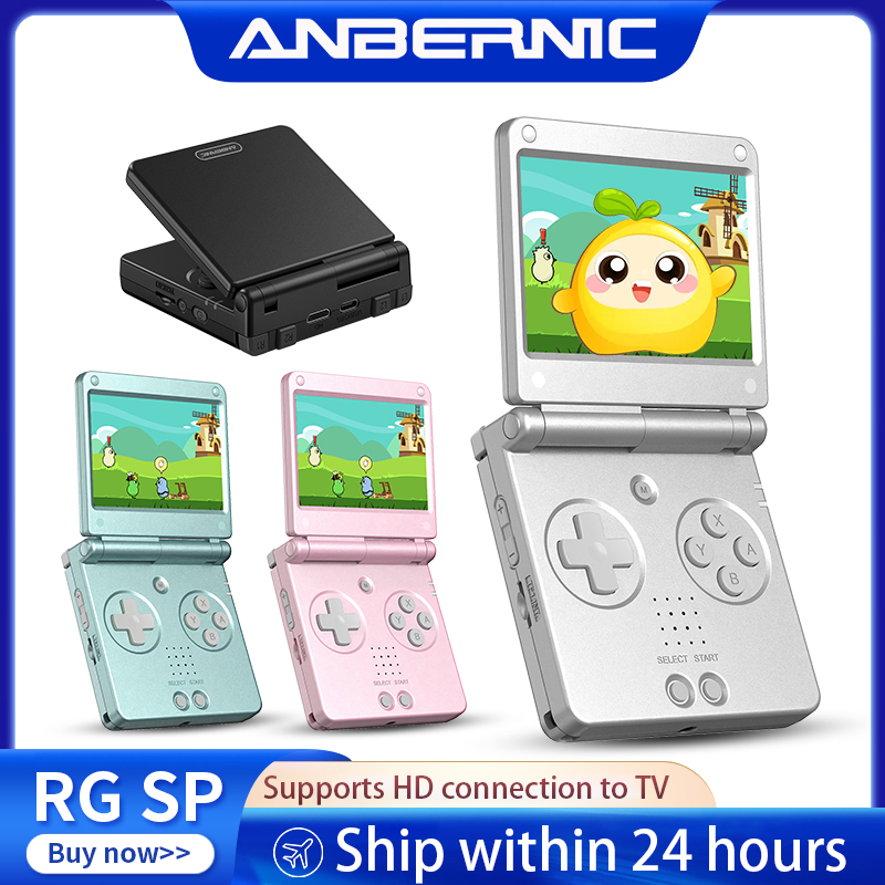 Anbernic RGSP Flip Retro Handh - đánh giá và giá Gaming Console Chinese