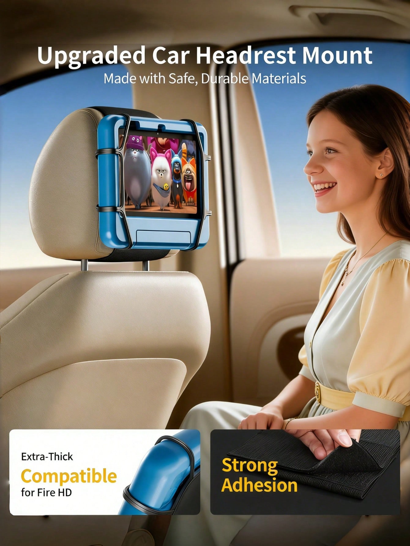 Car Headrest Tablet Holder – 3 - đánh giá và giá Gaming Console Holder