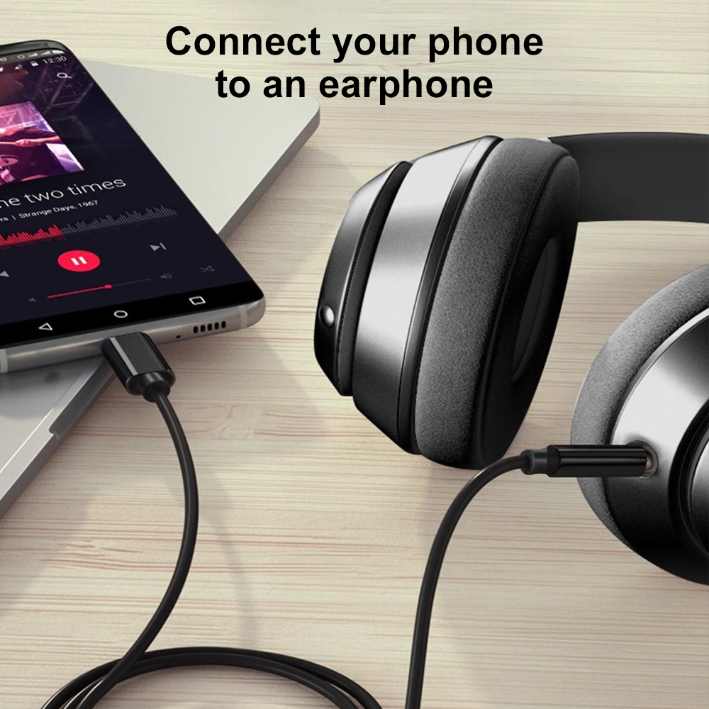 Type-C to 3.5mm AUX Audio Cabl - đánh giá và giá Gaming Console Connect With Phone