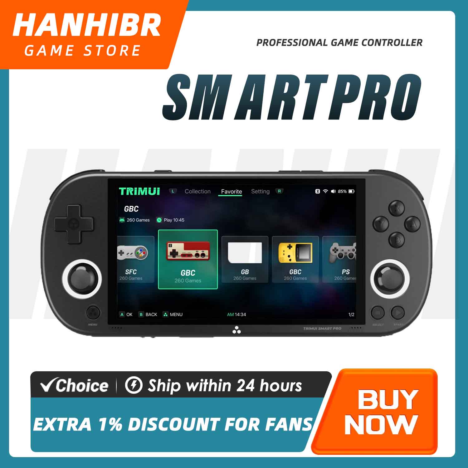 TRIMUI SMART PRO Open Source L - đánh giá và giá Gaming Console Zone