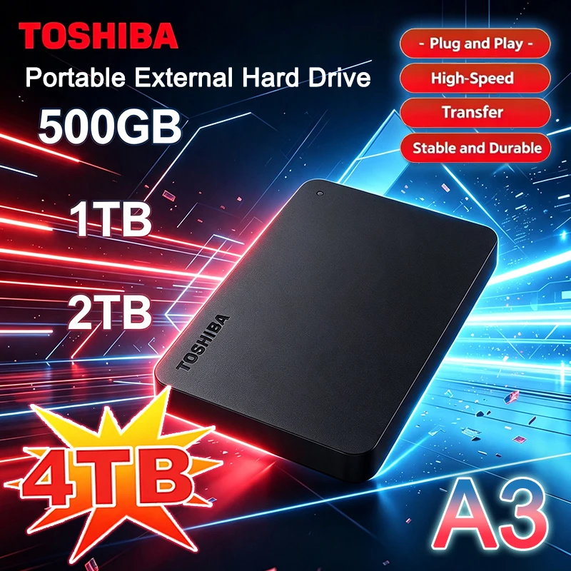 Toshiba A3 Canvio Basics 500GB - đánh giá và giá Gaming Console Driving