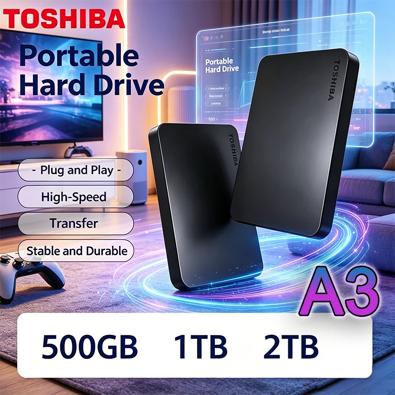 Toshiba A3 Canvio Basics 500GB - đánh giá và giá Gaming Console Driving