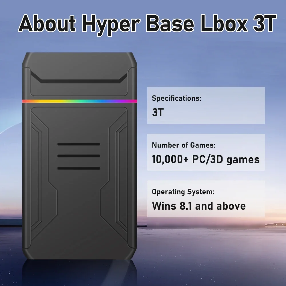 3TB Launchbox Portable Gaming  - đánh giá và giá Gaming Console Chinese