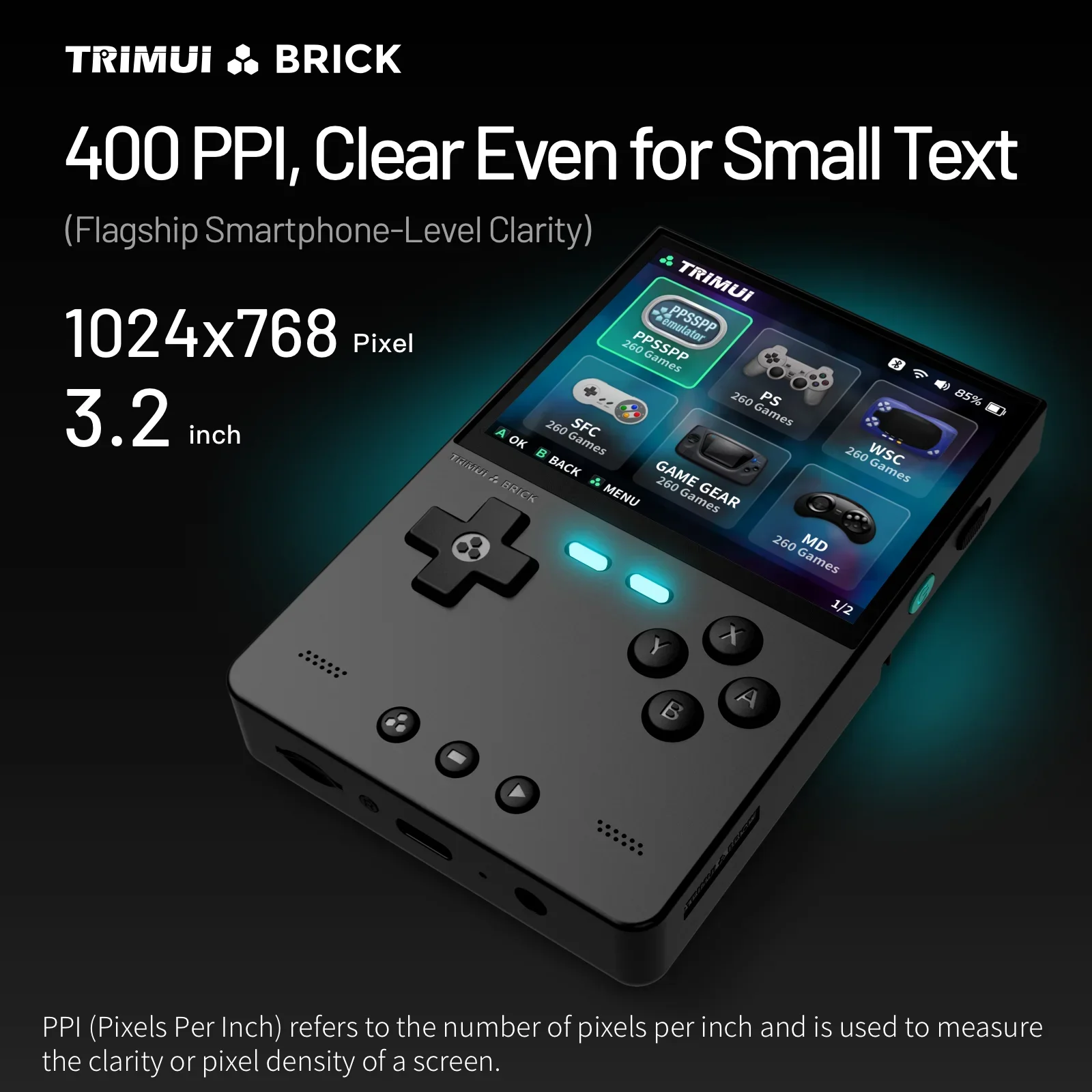 TRIMUI BRICK Handheld Game Con - đánh giá và giá Gaming Console Chinese