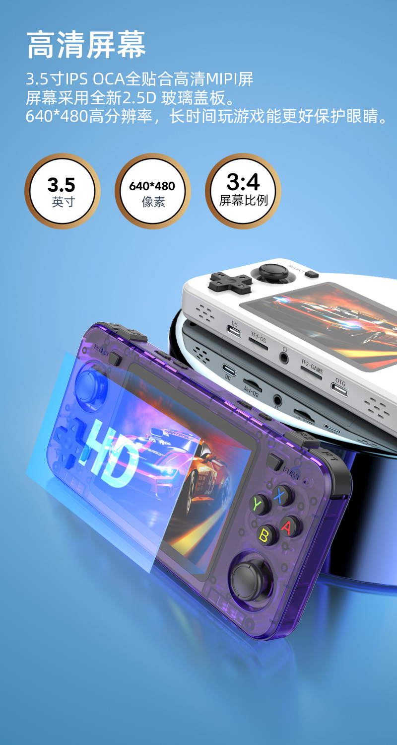 New R36H Retro Handheld Consol - đánh giá và giá Gaming Console Gta