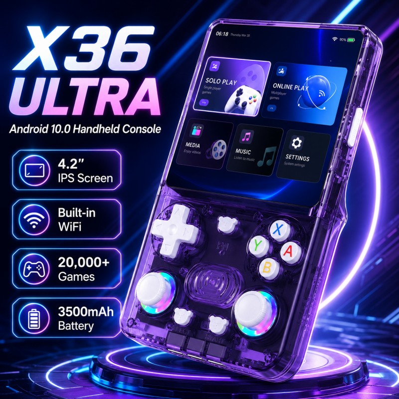 X36 Ultra Handheld Game Consol - đánh giá và giá Gaming Console Online