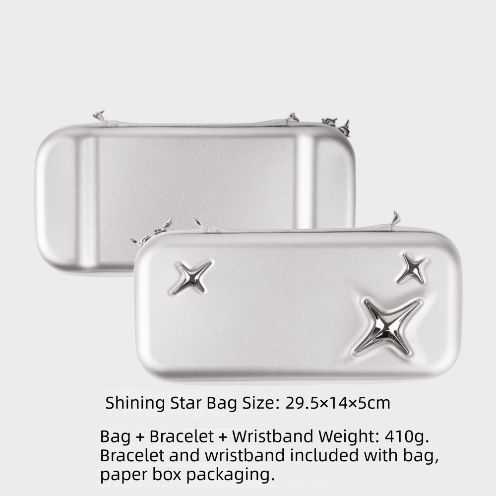 Silver Sparkling Gaming Consol - đánh giá và giá Gaming Console Organizer